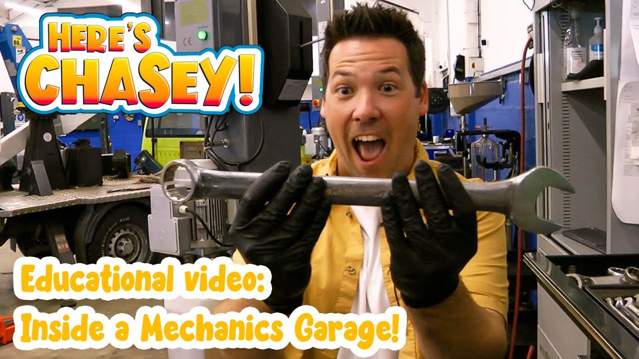 Here&rsquo;s Chasey - Inside a Mechanics Garage (for younger children)