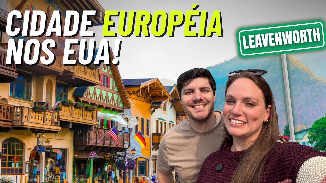 CONHECENDO LEAVENWORTH em WASHINGTON! A CIDADE ALEMÃ + NATAL NOS EUA!!
