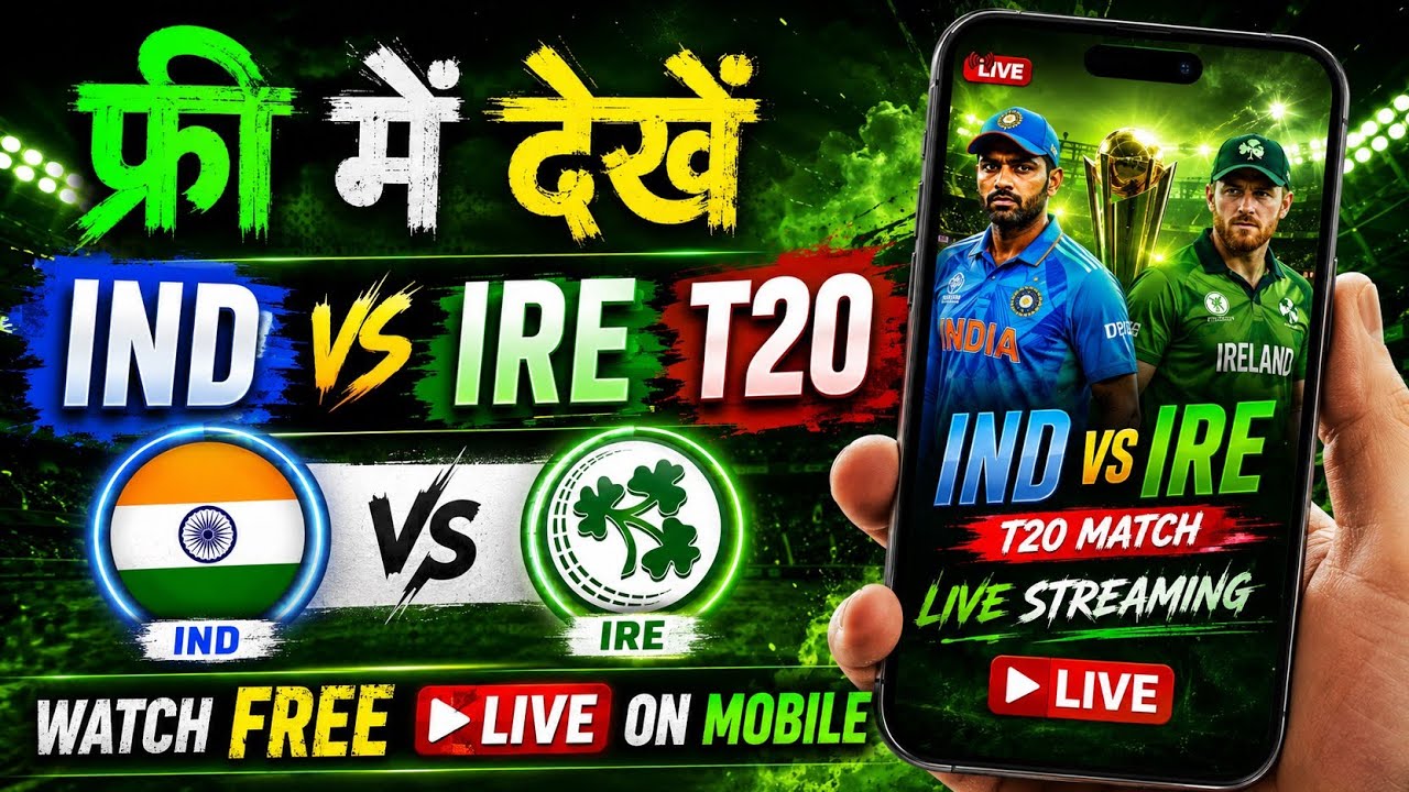India Vs Ireland T20 Match Live Kaise Dekhe Free Me | How To Watch IND Vs IRE T20 Match Live Free