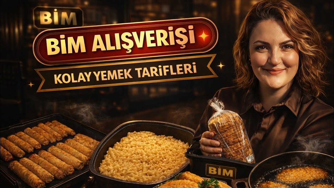 BİM'DEN NE ALDIM 😱 HANGİ YEMEĞİ YAPTIM‼️ #reklamdeğil 