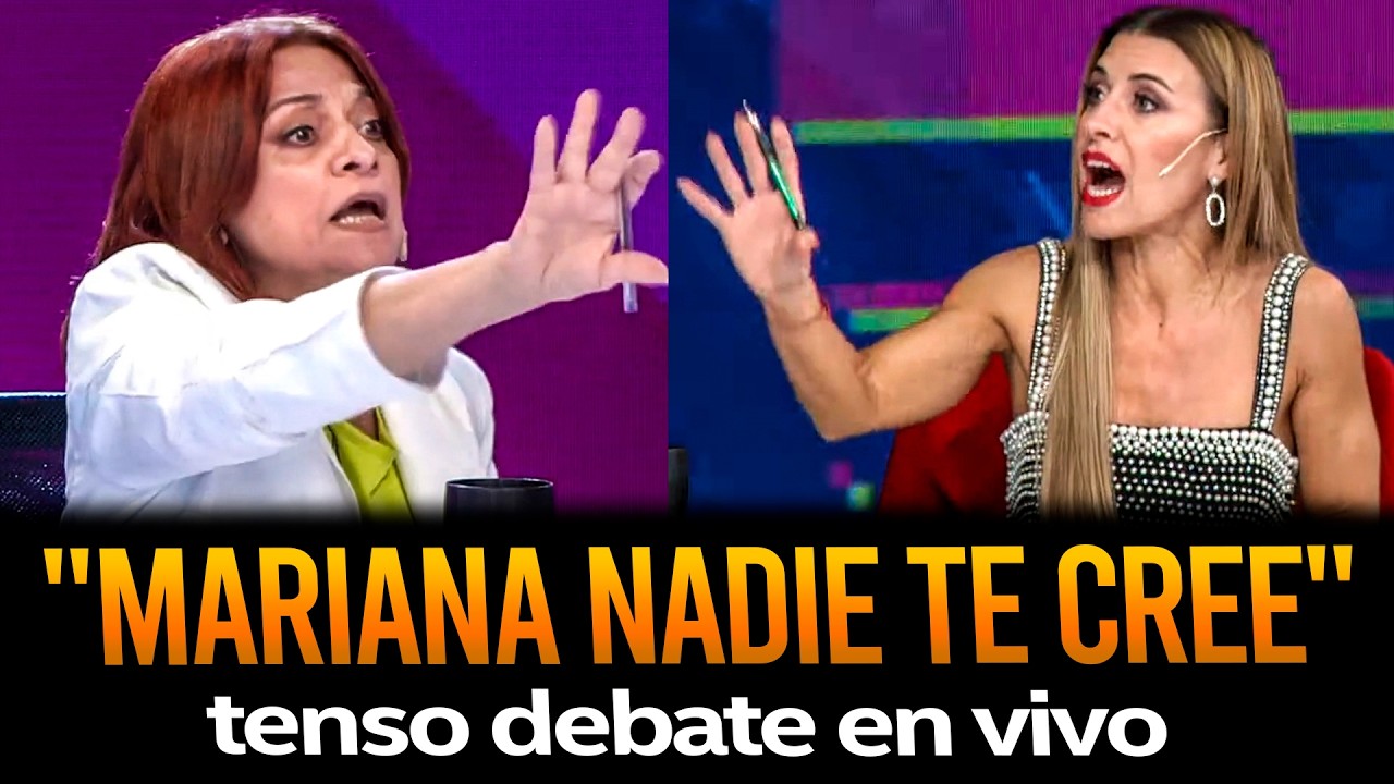 Fuerte debate en vivo se pudrió todo con MARIANA BREY
