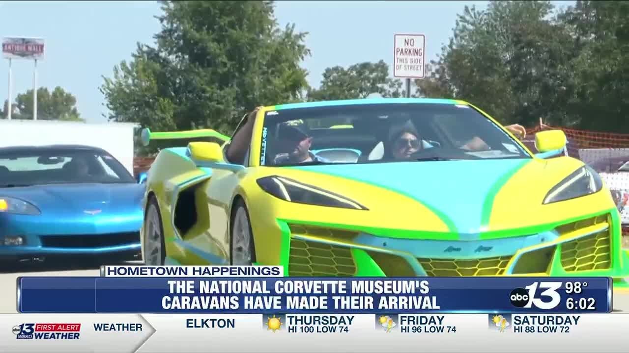 Corvette Caravan arrives in Bowling Green