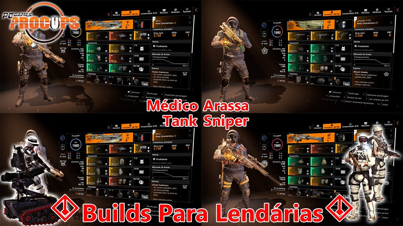 Builds Usadas Na Lendária Bacia das Marés