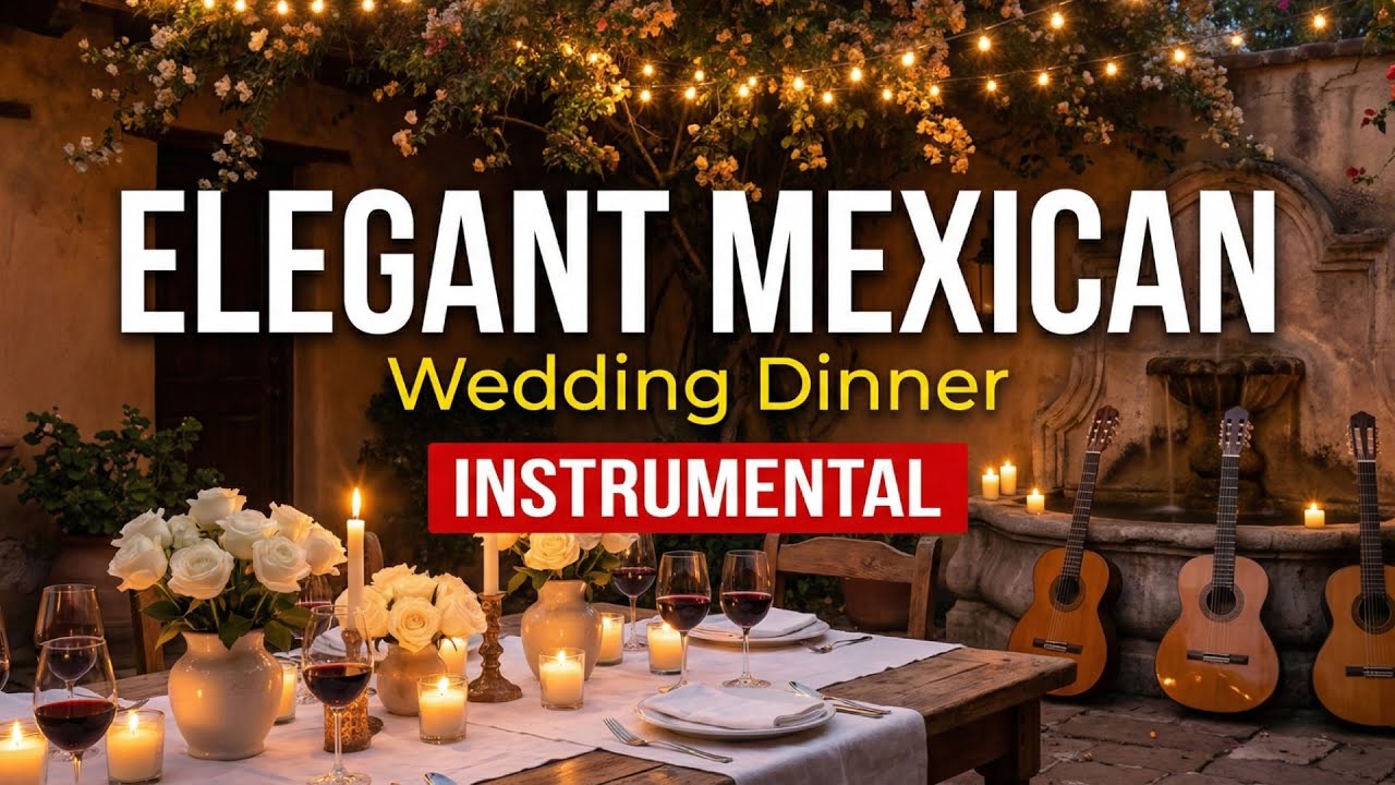 Elegant Mexican Wedding Songs | 12 Hours Romantic Guitar Boleros Background Music for Dinner