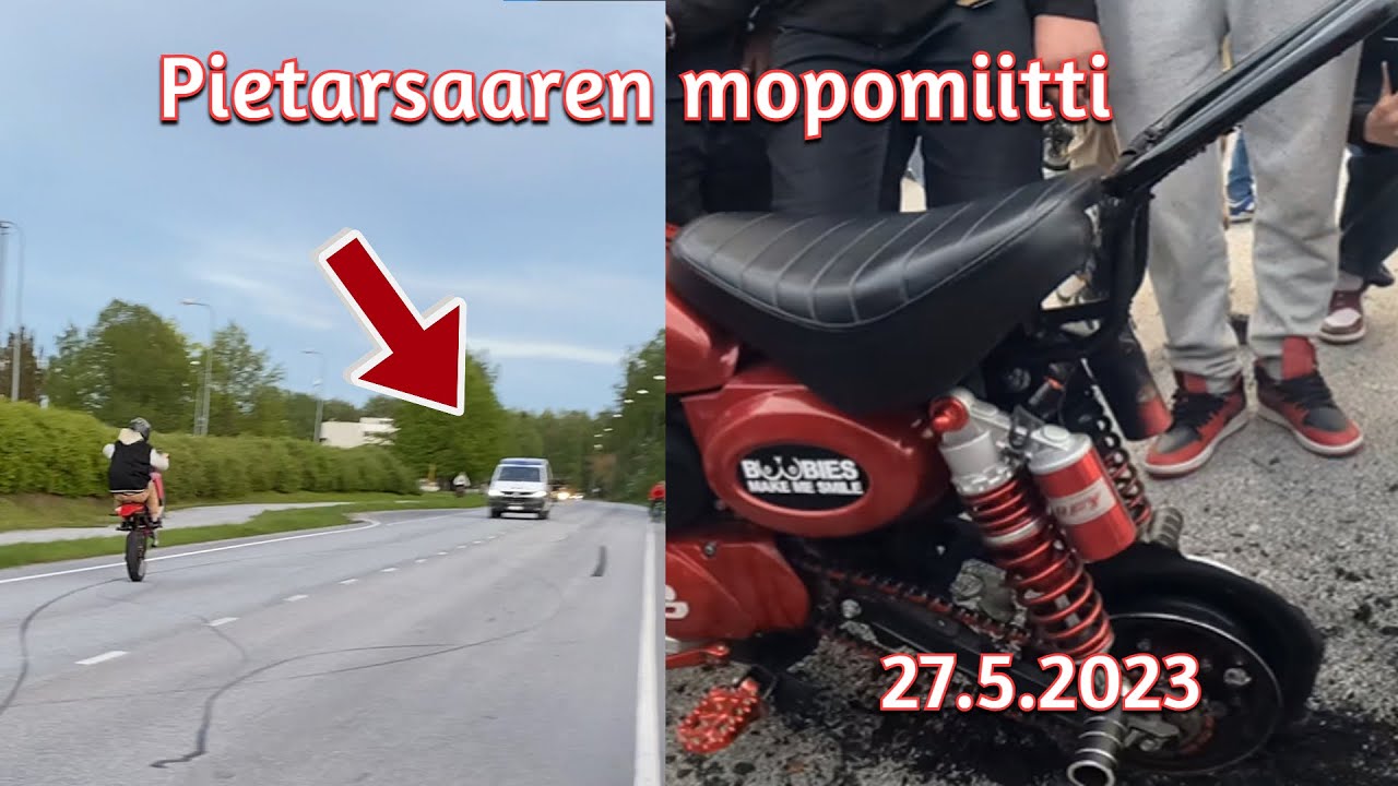 Pietarsaaren mopomiitti 27.5.2023 | ft. poliisi