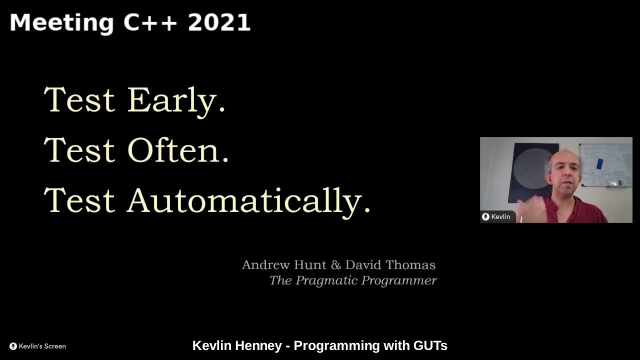Kevlin Henney - Programming with GUTs - Meeting C++ 2021