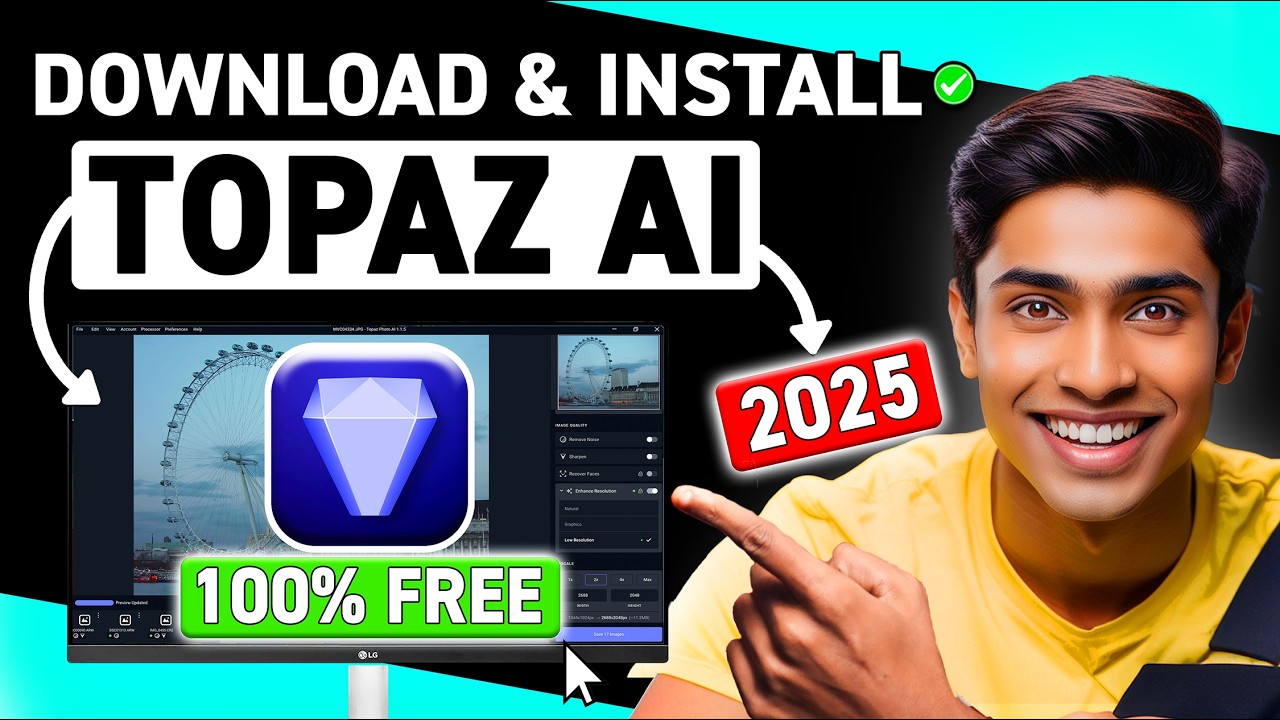 Как скачать и установить Topaz AI БЕСПЛАТНО (обновлённая версия 2025 года)