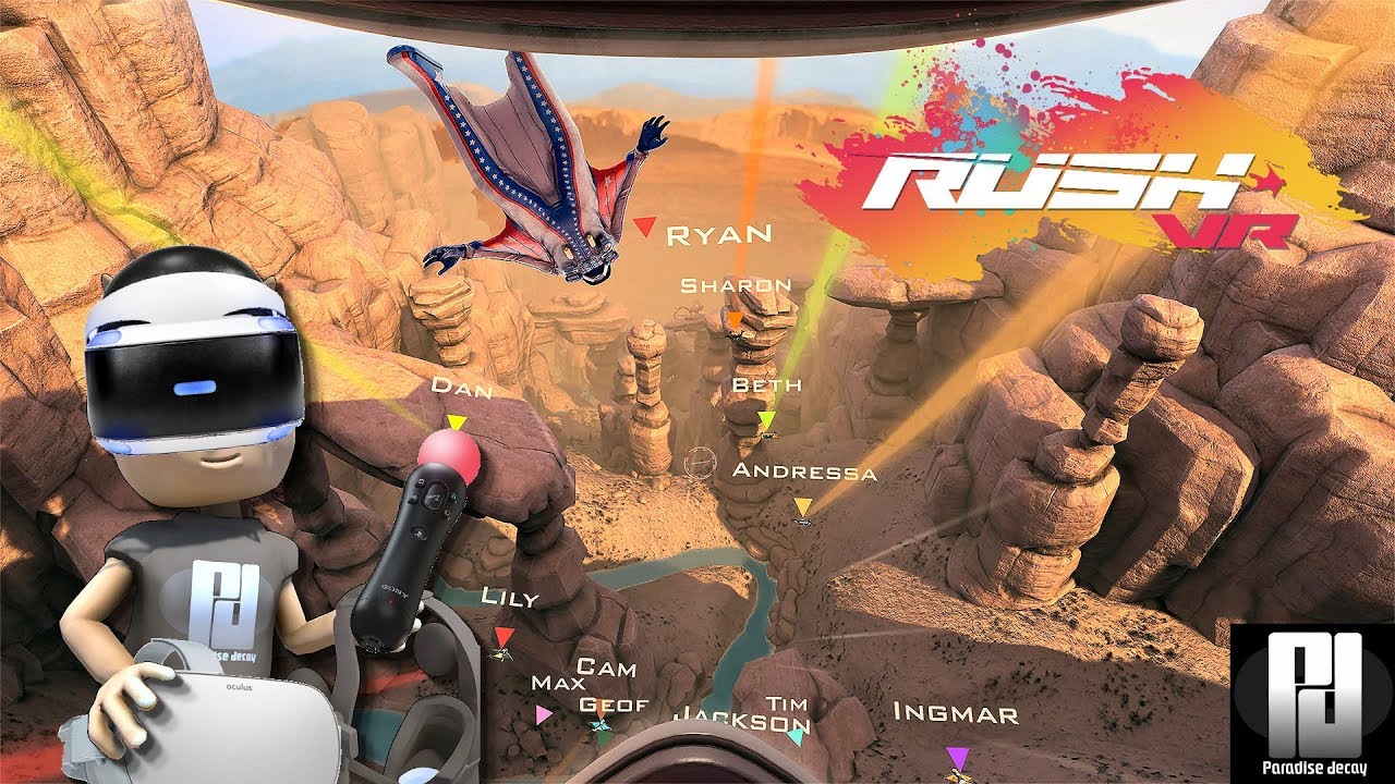 RUSH ON PLAYSTATION 4 VR COMPARED TO RIFT & GO // PlayStation 4 // PSVR