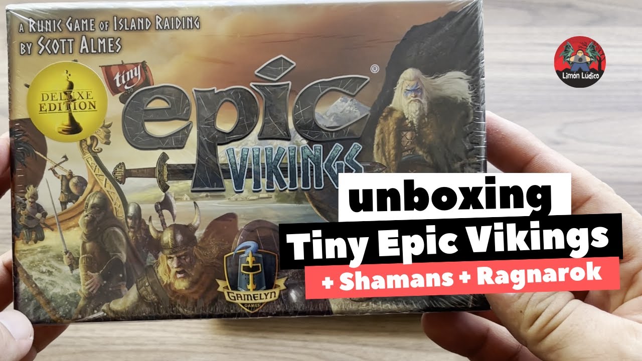 Unboxing: Tiny Epic Vikings + Shamans + Ragnarok | Juego de Mesa | Kickstarter