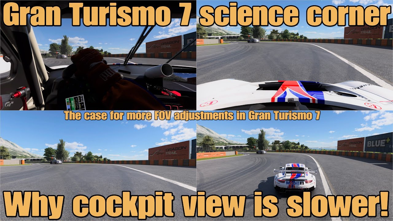 Уголок науки в Gran Turismo 7... Почему вид из кабины медленнее и в чем смысл использования парам...