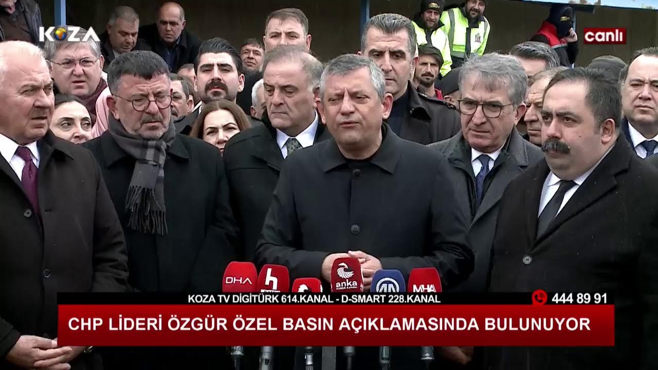 CHP Lideri Özgür Özel Basın Açıklamasında Bulunuyor  #CanlıYayın