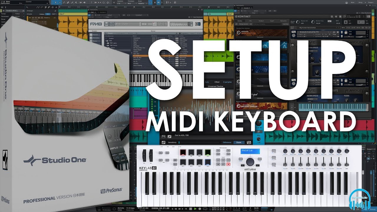 Studio One - Setup MIDI Keyboard (Use Keys, Faders, Knobs, Buttons, and Transport)
