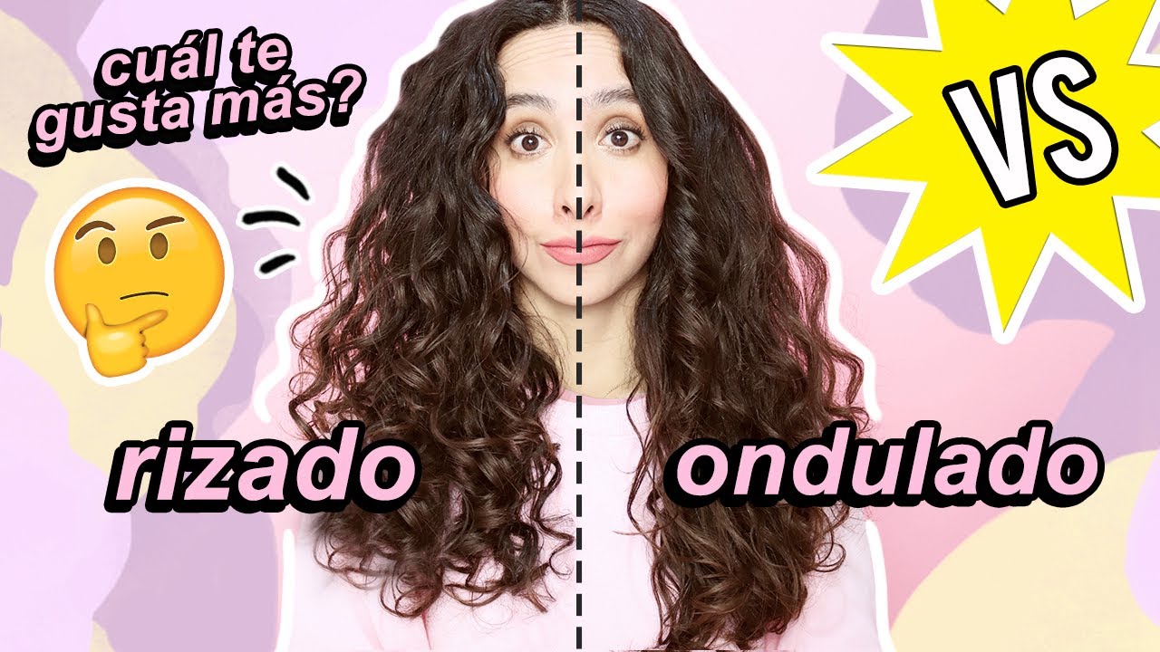 CABELLO RIZADO VS CABELLO ONDULADO ¡TE ENSEÑO CÓMO PEINAR LOS DOS! 💕 attalia dasbel
