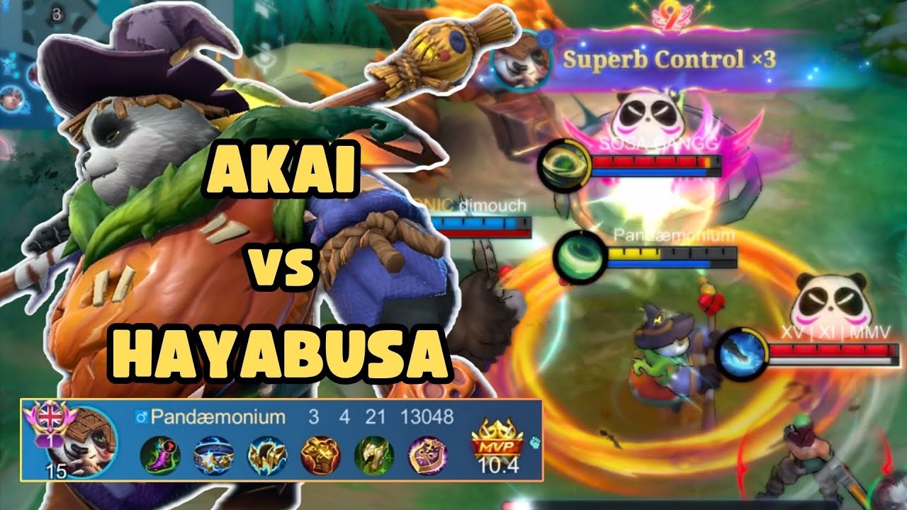 Top Global Akai Roamer Vs Hayabusa Jungler — Mythical Immortal Gameplay | Mobile Legends
