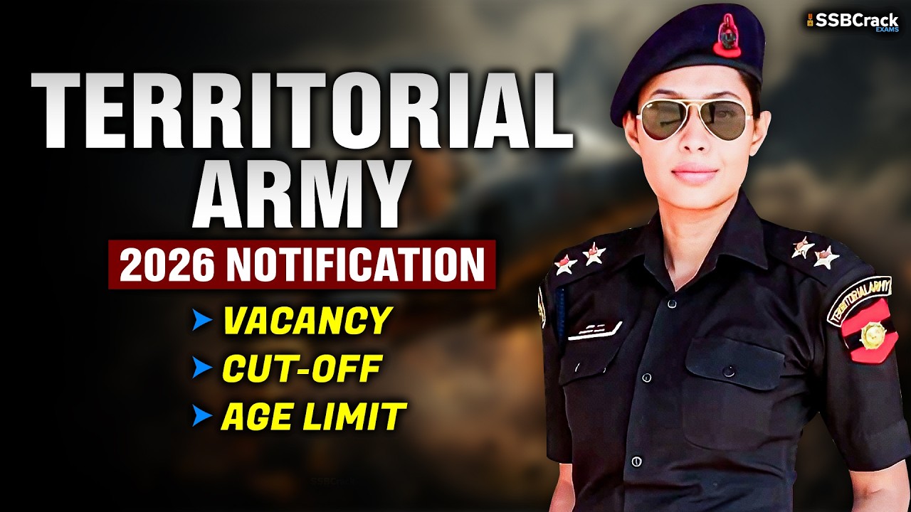 Territorial Army Officer Notification 2026 | TA Exam 2026 | SSB Interview