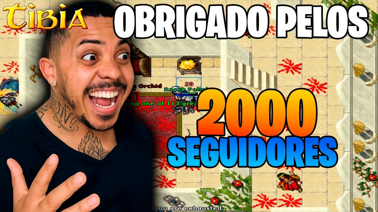 Obrigado a Todos pelos 2000Mil Seguidore  !service  - Tibia Global  - DRACOBRA #tibiaglobal   #tibia