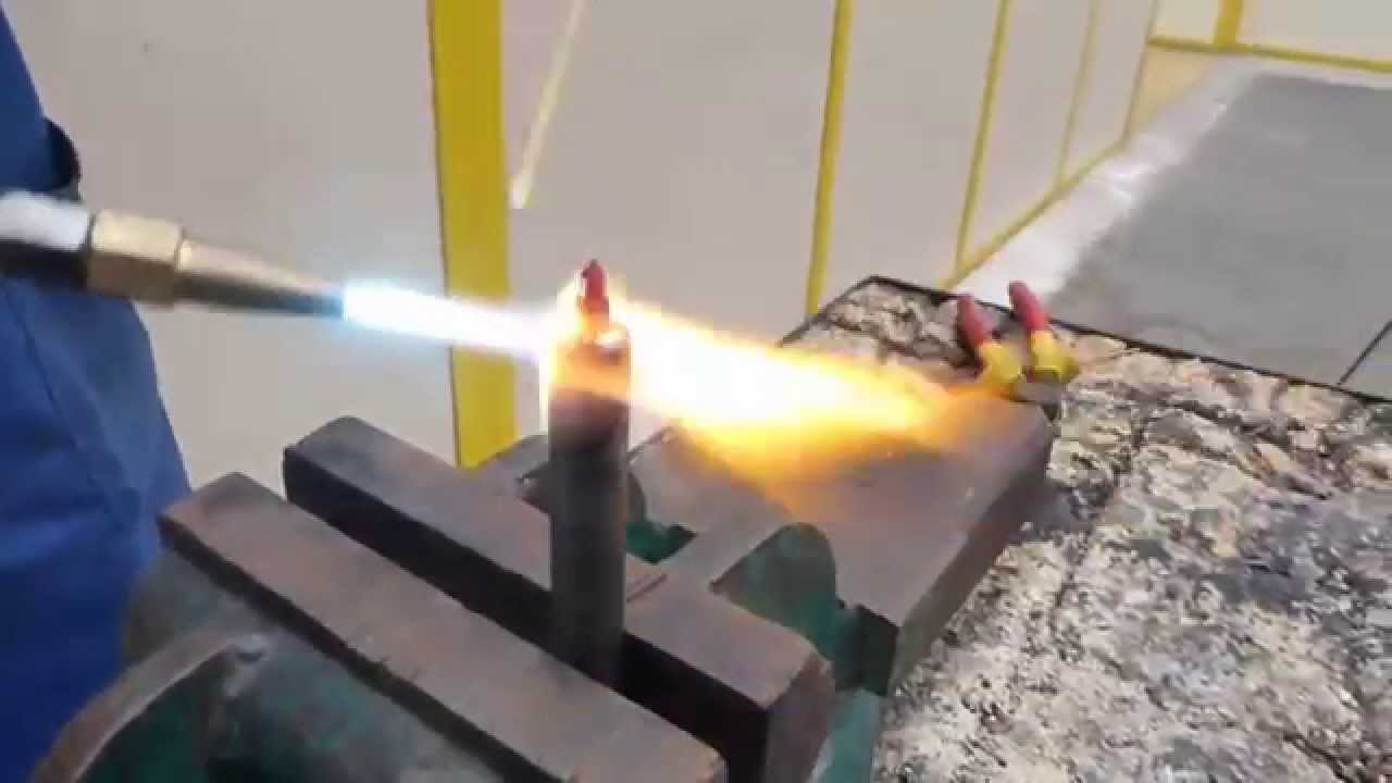 la brasure au laiton et la trempe de l'acier