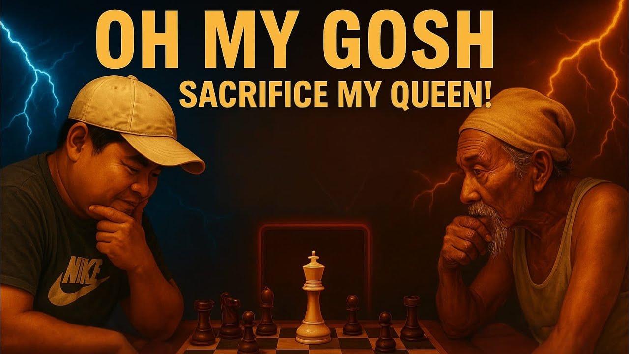 #Catur Jalanan Part 4 Sacrifice Queen Ala Mikhail Tal Buat Lawan Bingung