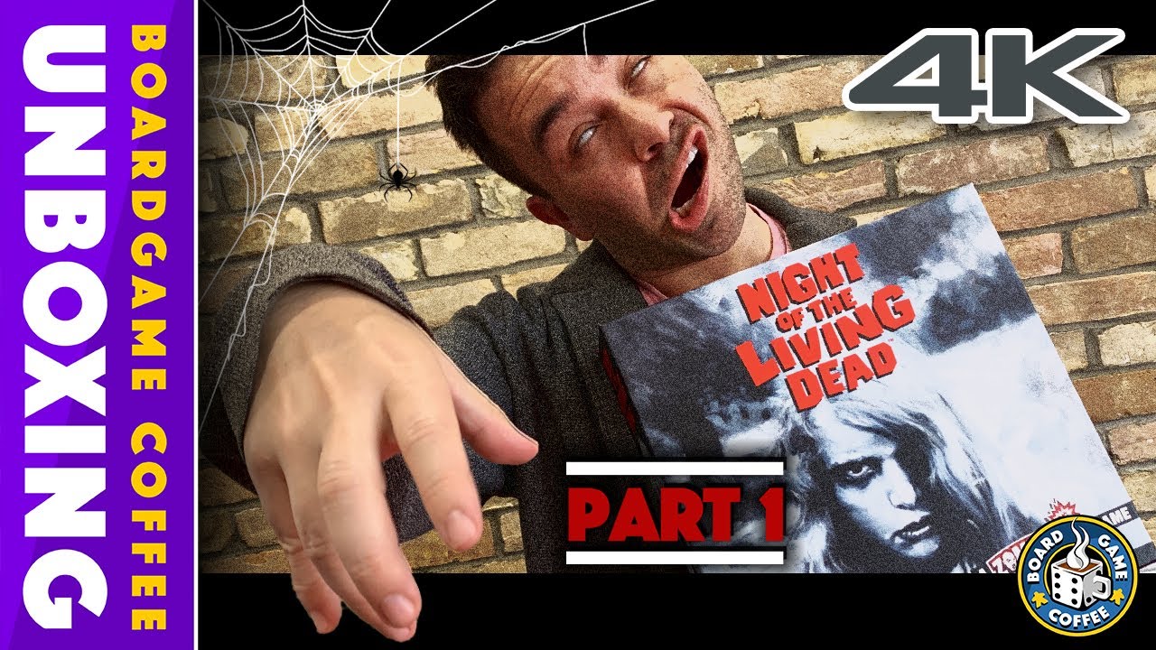 Night of Living Dead Zombicide Game 4k Unboxing