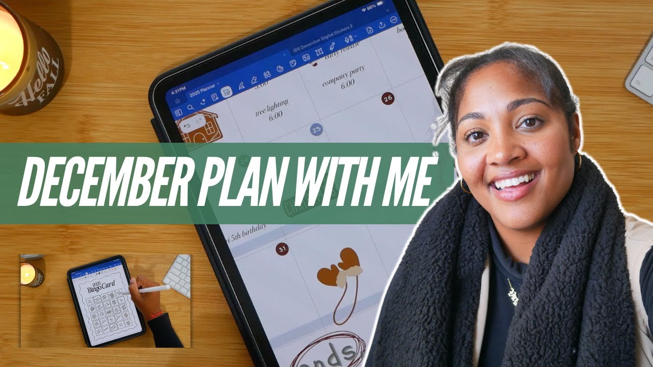 DECEMBER 2025 MONTHLY PLAN WITH ME ✍🏾