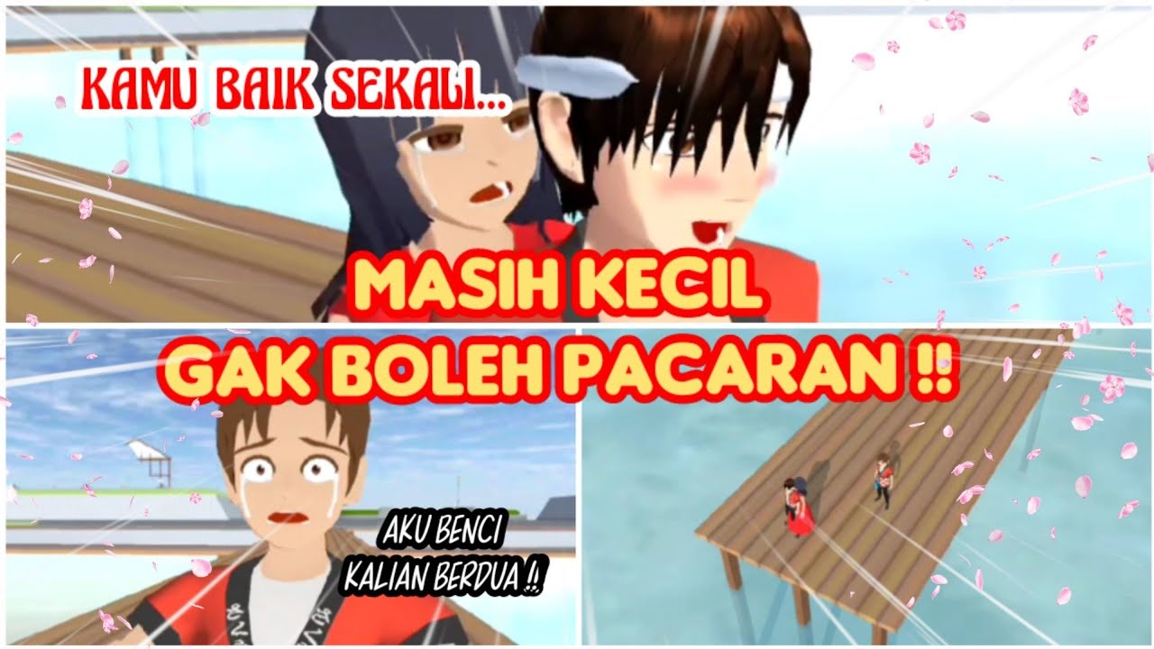 MASIH KECIL GAK BOLEH PACARAN !! VLog King Happy Family Part 49 | Drama sakura school simulator