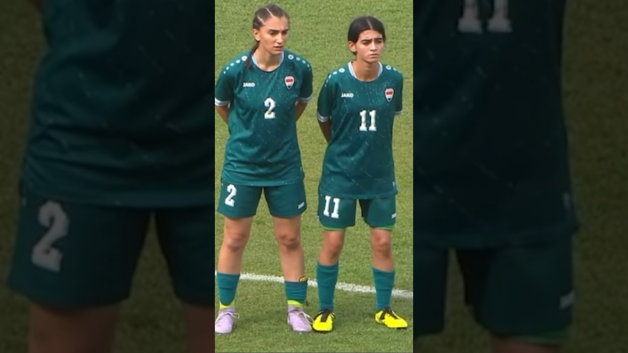 Iraq women 2 freekick wall vs India 