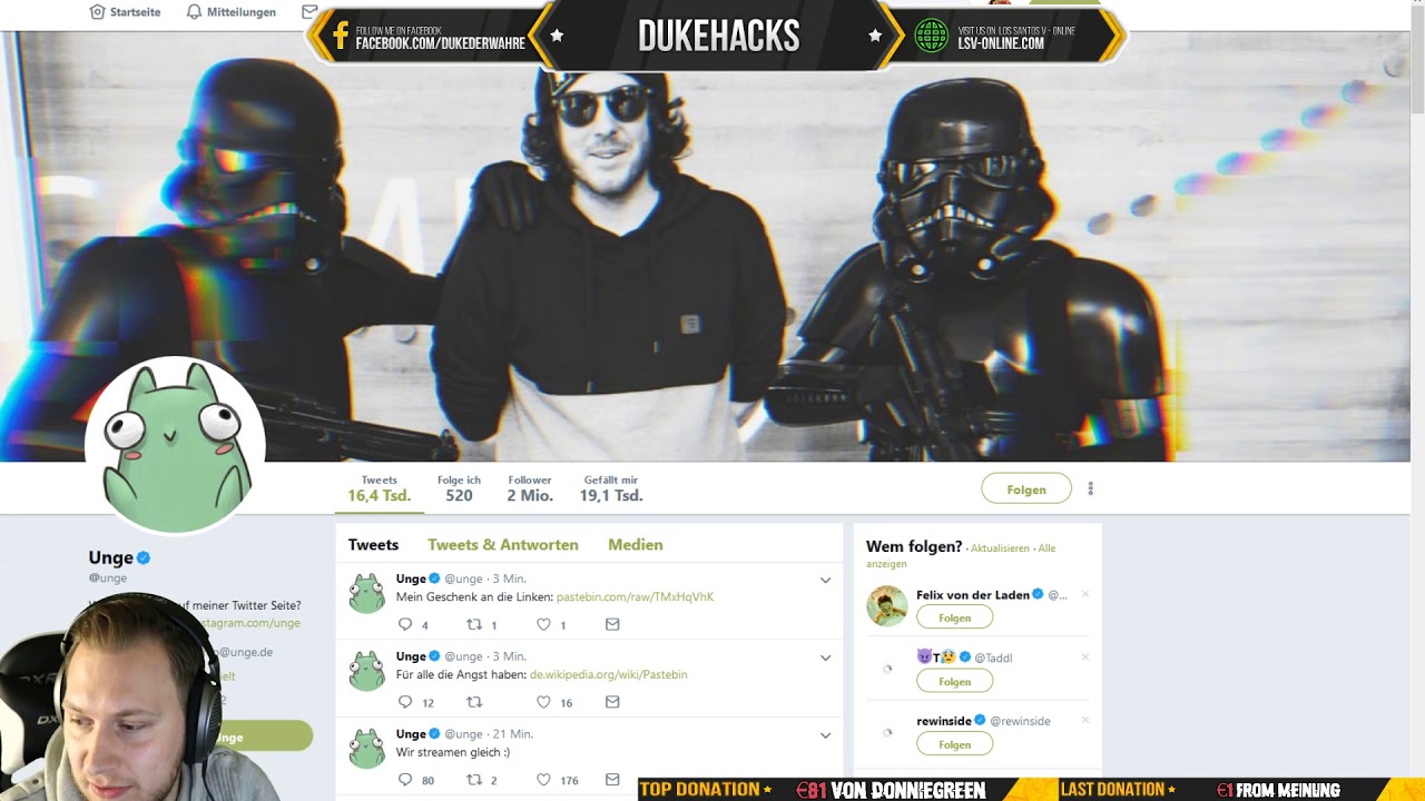 UNGE GEHACKED! Twitter Account leaked POLITIKER!