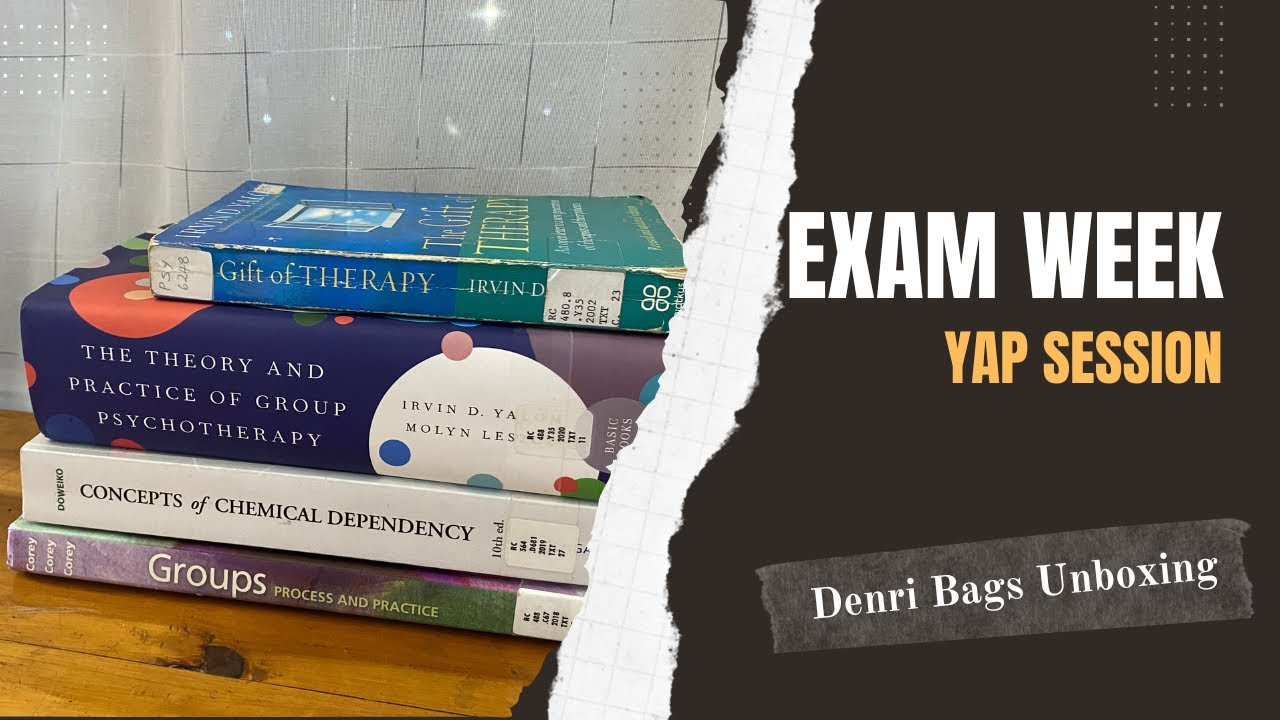 VLOG: EXAM WEEK IS KICKING MY A$$, YAP SESSION & DENRI BAG UNBOXING || VLOGMAS DAY 8