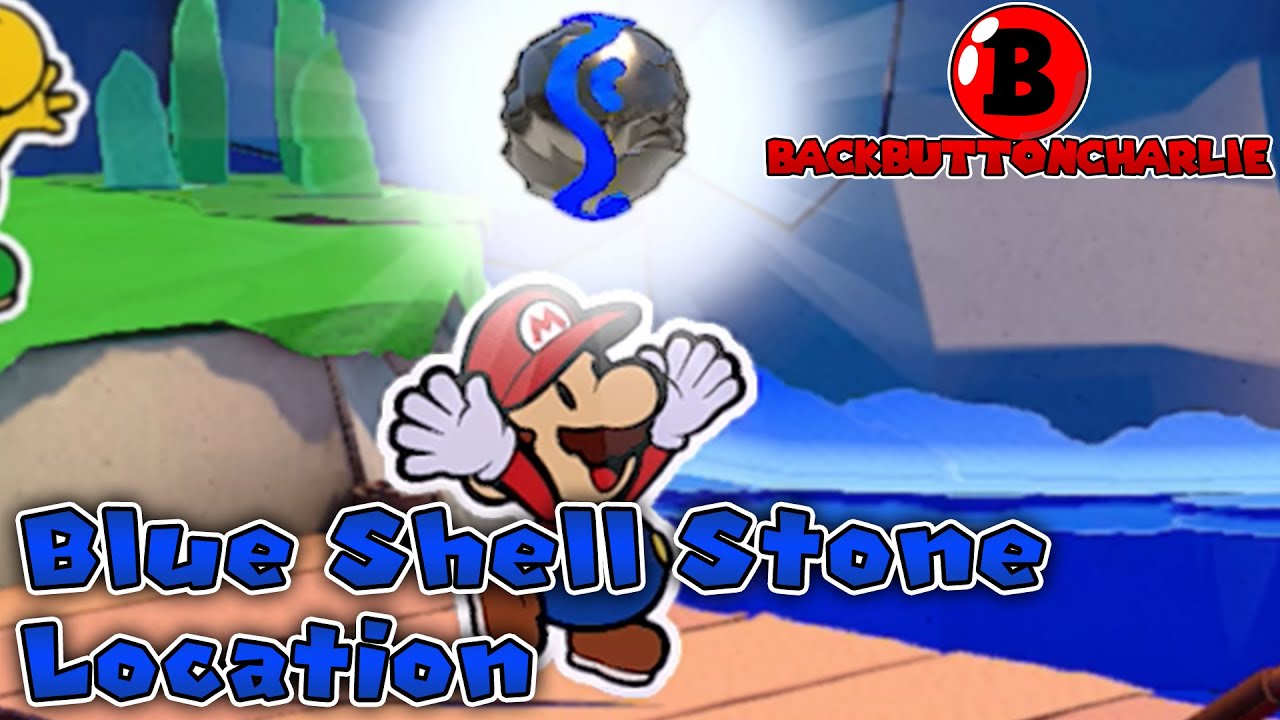 Blue Shell Stone Location - Paper Mario: The Origami King