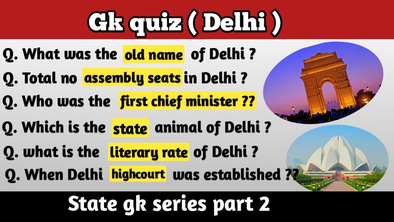 Gk quiz about