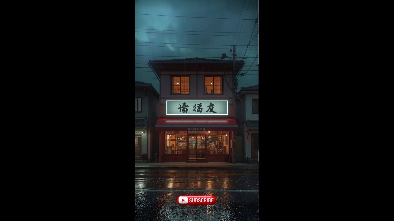 Neon Tokyo Rain 🌧️ Chill Lofi Café Beats