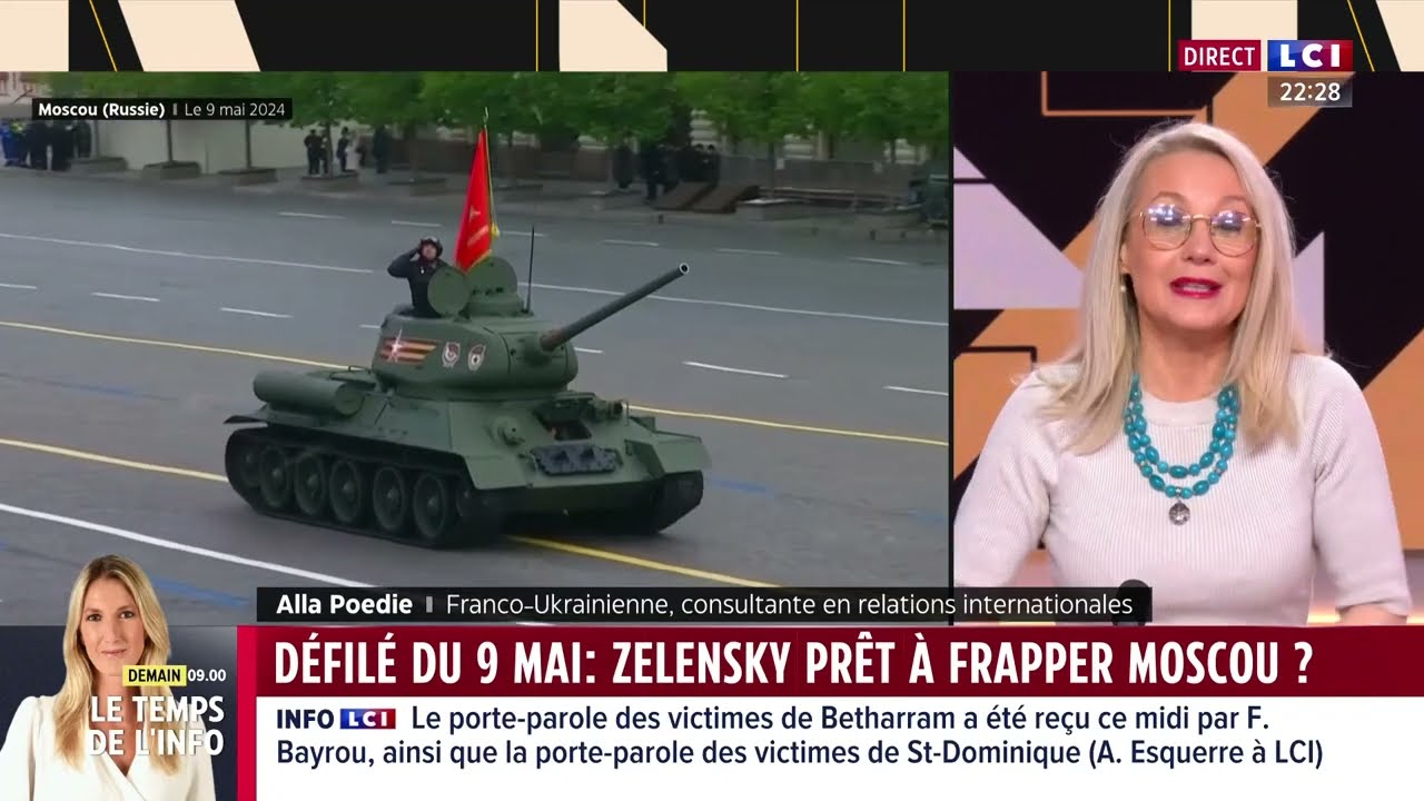 Défilé du 9 mai : Zelensky prêt à frapper Moscou ?｜LCI