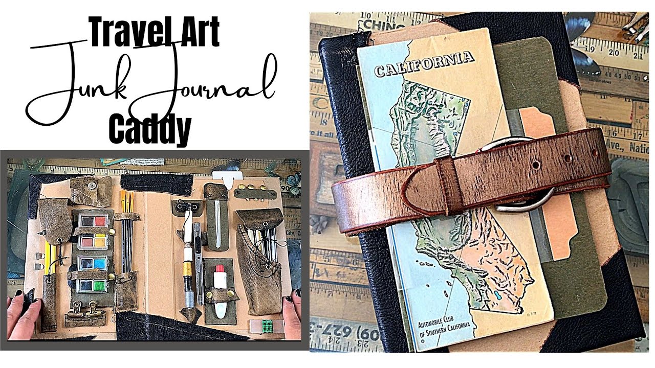 Travel Art Junk Journal Caddy
