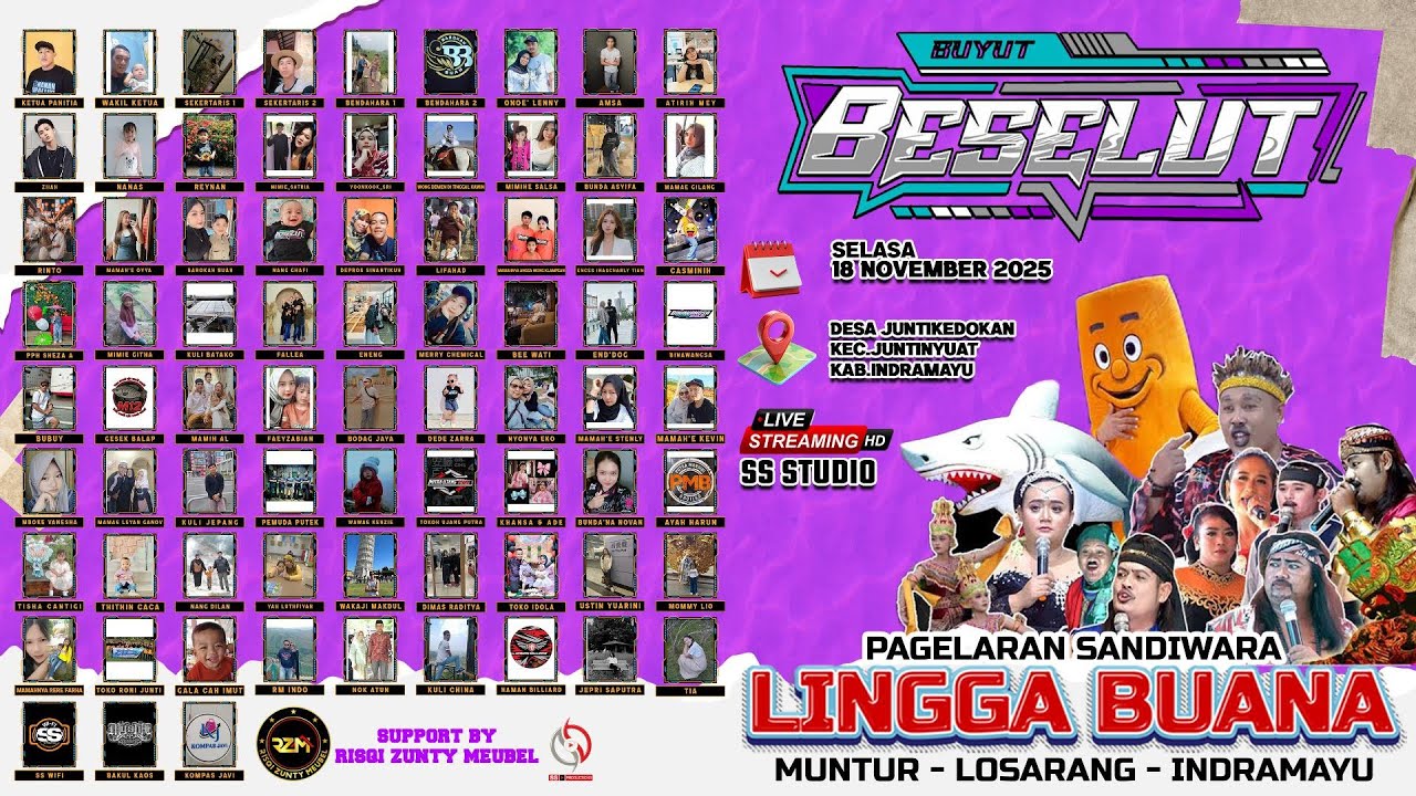 🔴 [LIVE MALAM] SANDIWARA LINGGA BUANA | UNJUNGAN BUYUT BESELUT | JUNTIKEDOKAN | 18 NOVEMBER  2025