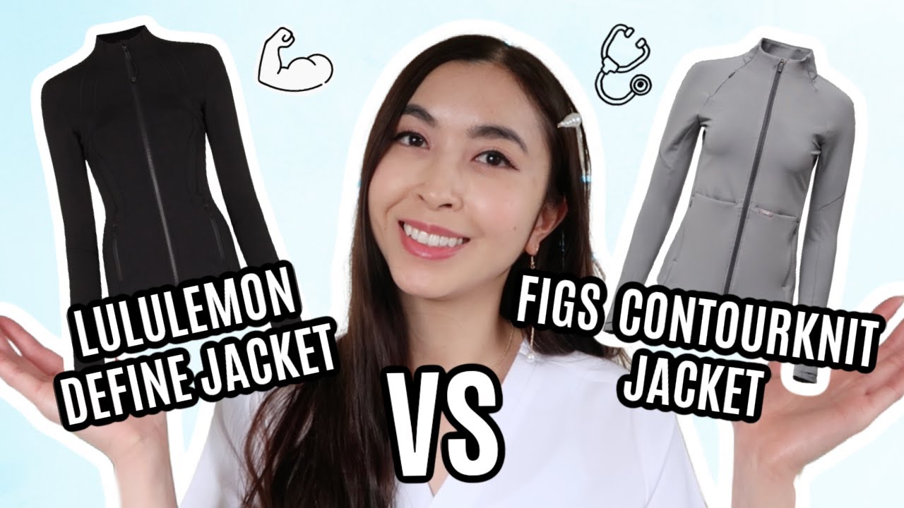 Lululemon Define Jacket VS Figs Contourknit Jacket
