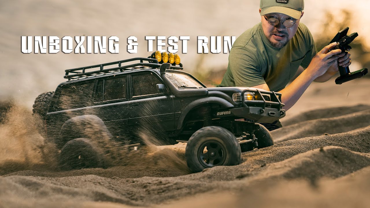 Rc Crawler 1/18: FMS FCX18 LC80 Brushless Распаковка, обзор и запуск!