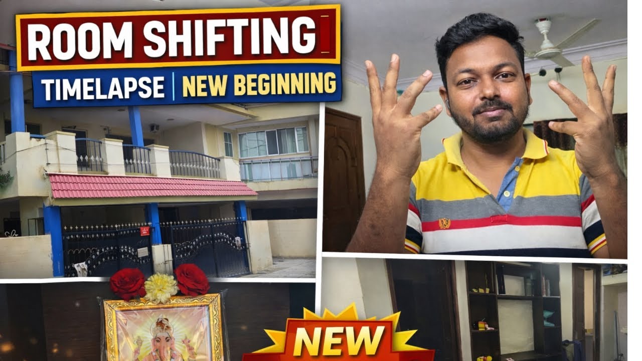Room Shifting Vlog | Timelapse | New Beginning #bangalore #vloggingmylife 