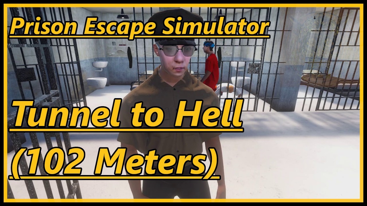 Tunnel to [HELL!] Prison Escape Simulator (102 Meters!)