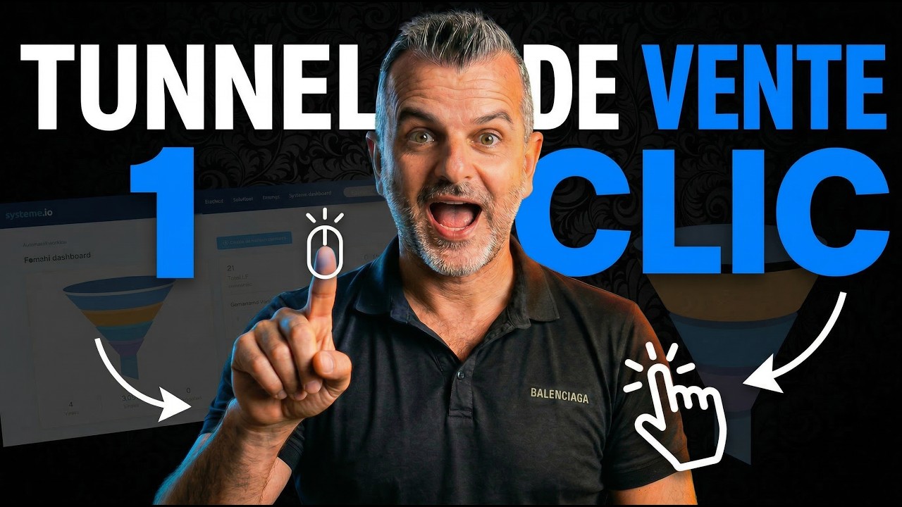 Systeme.io : un tunnel de vente en 1 clic !