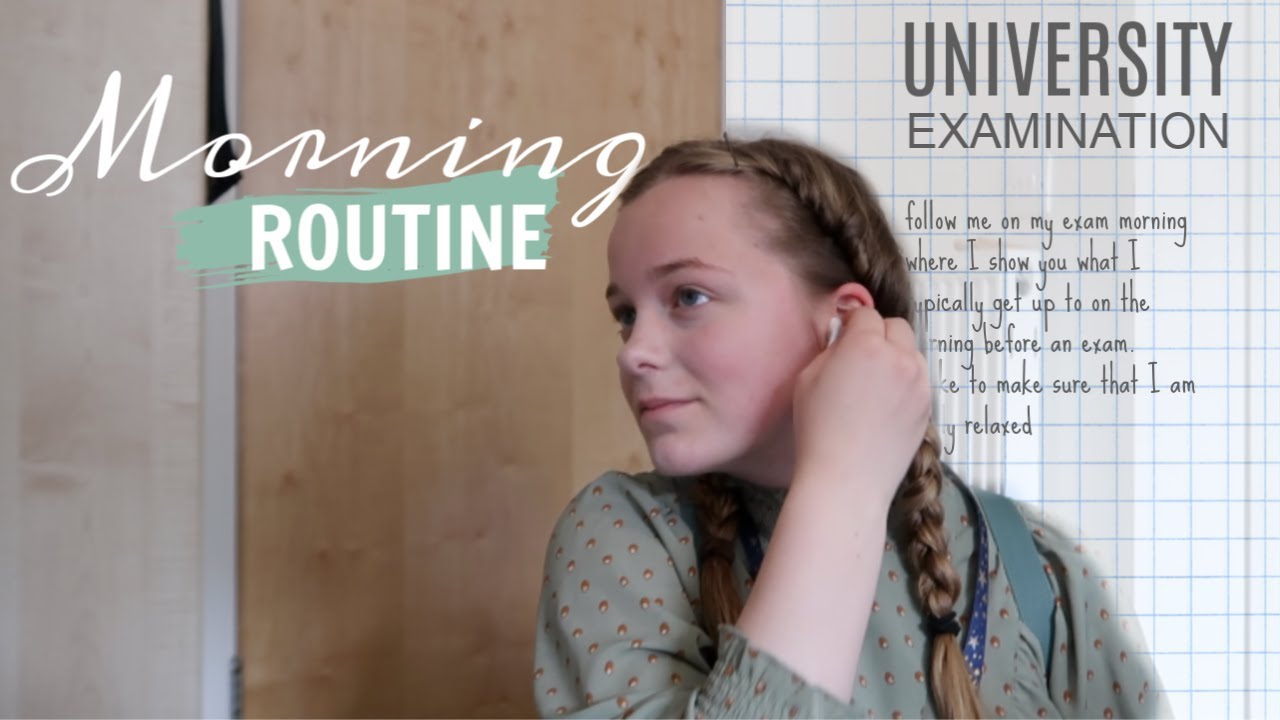 EXAM Morning Routine || Calm and Productive