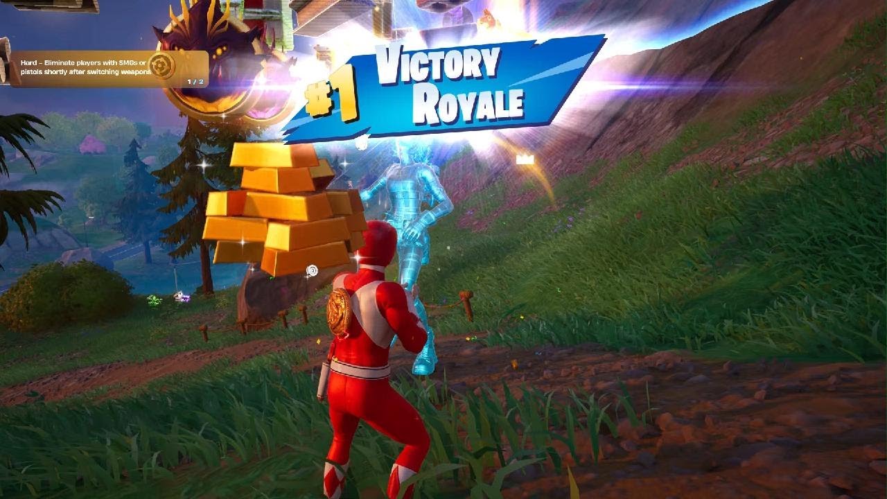 Red Ranger has a Morphinominal win against the medallions of evil