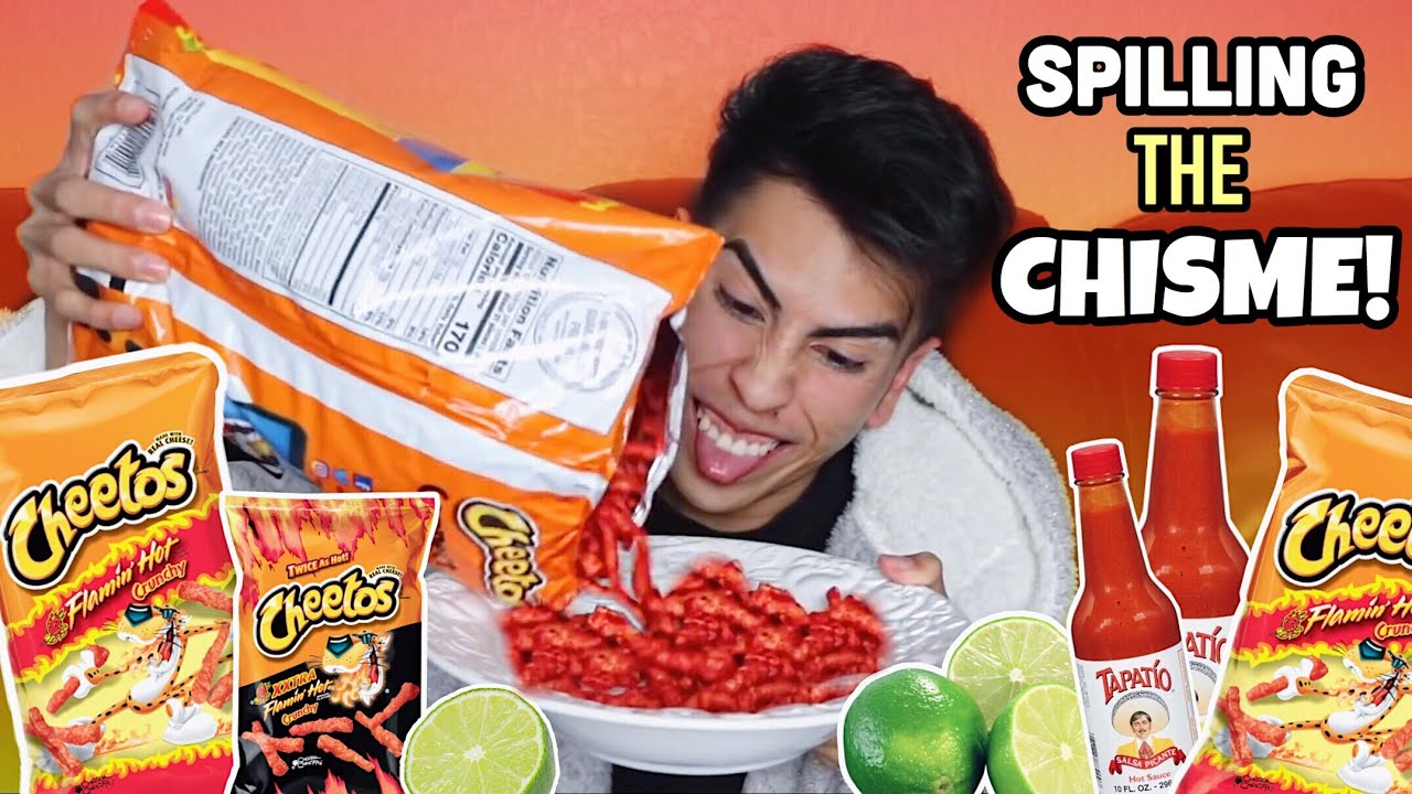 SPICY AF HOT CHEETO MUKBANG!! | Louie's life