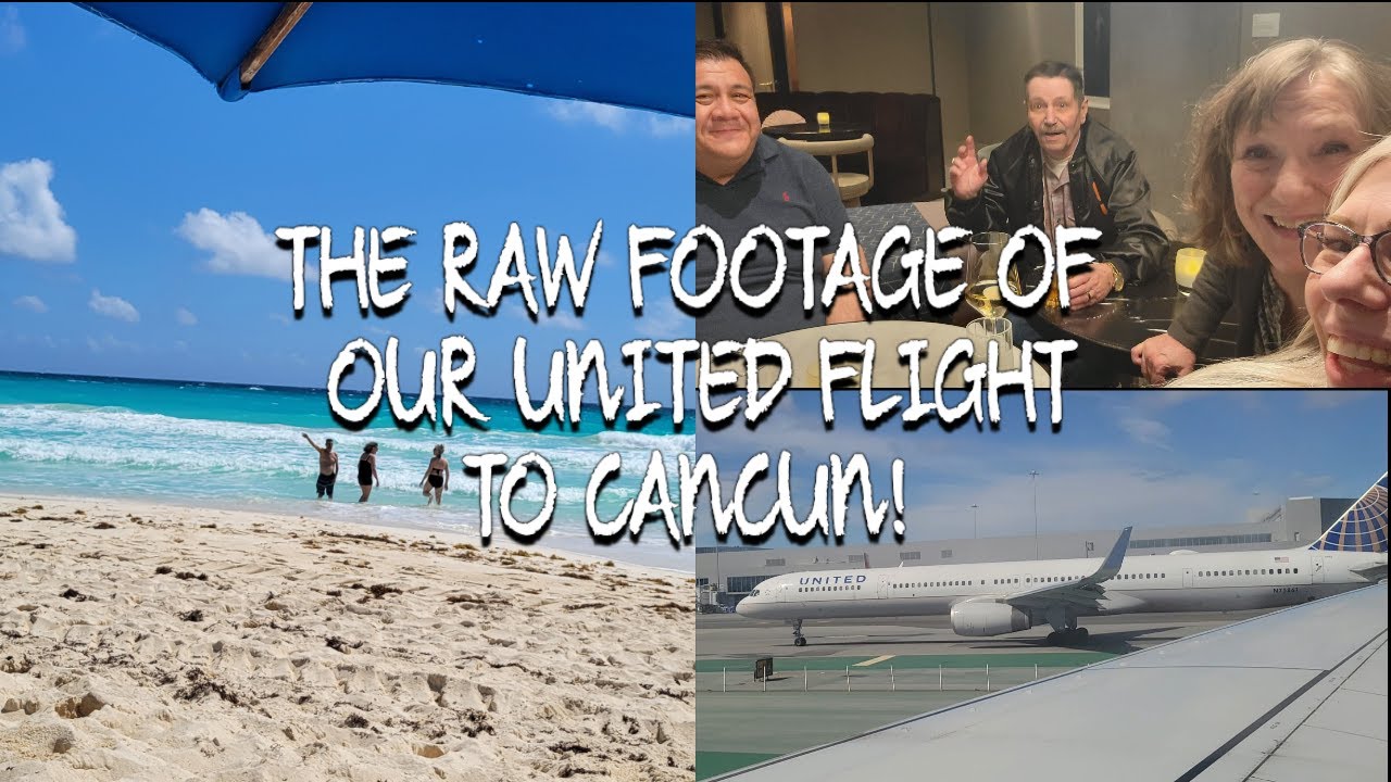 WE FLEW TO CANCUN, AND THIS HAPPENED!   #cancun, #unitedairlines, #mexico, #travel