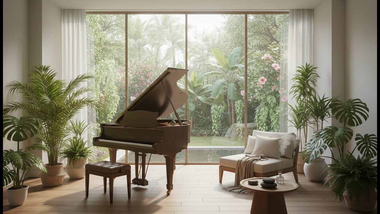 Relaxing Spa Piano 💆  เพลงเปิดร้านนวด ฟังสบาย (3Hours) #RelaxingMassageMusic #MassageMusic #SpaMusic
