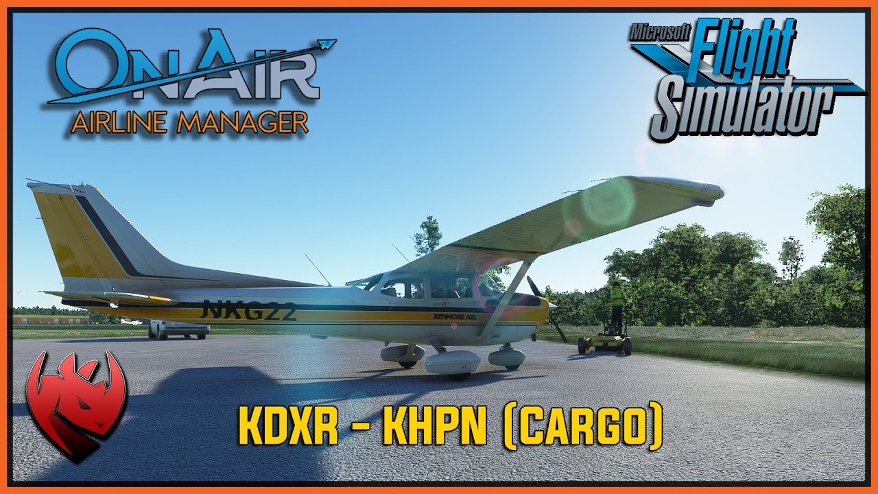 Checking out OnAir Company (Flight Simulator Career Mode) | KDXR - KHPN Cargo Run