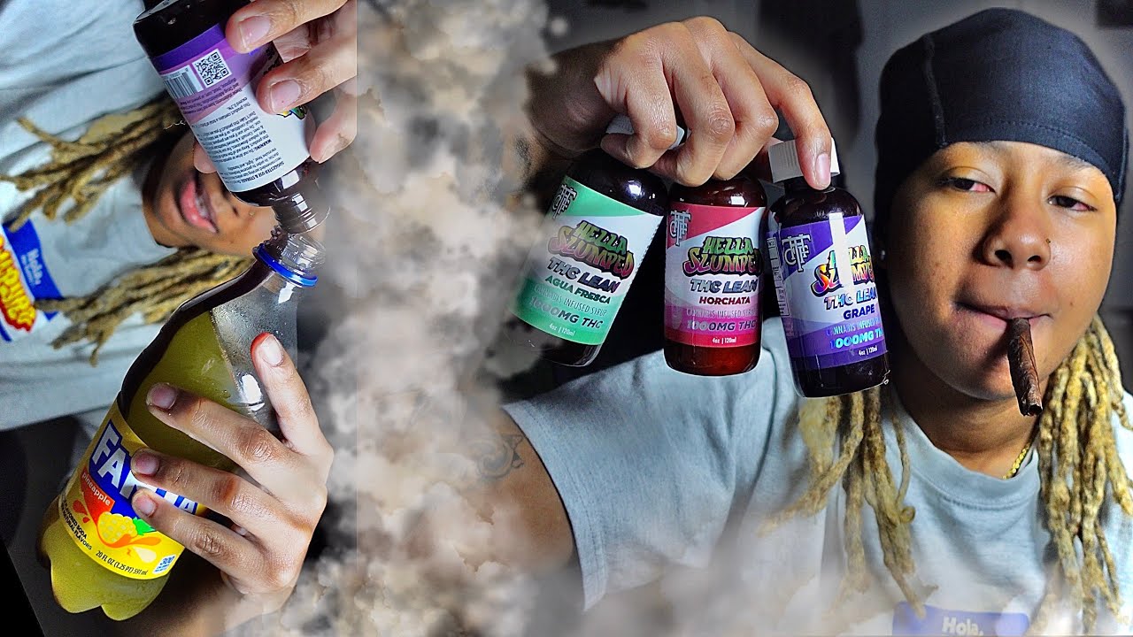 TRYING HELLA SLUMPED THC SYRUP FOR THE FIRST TIME...