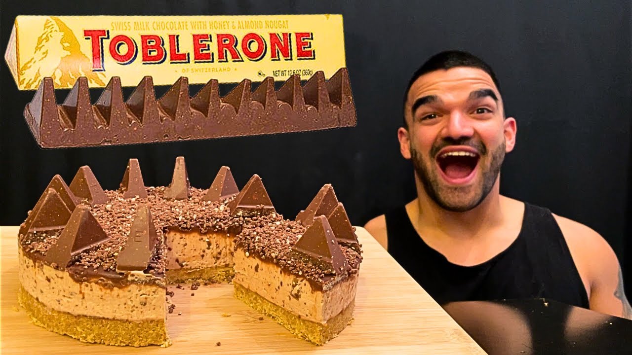 ASMR MUKBANG CHOCOLATE TOBLERONE CHEESECAKE, CHOCOLATE DESSERT, SWEET DESSERT, EATING SOUNDS