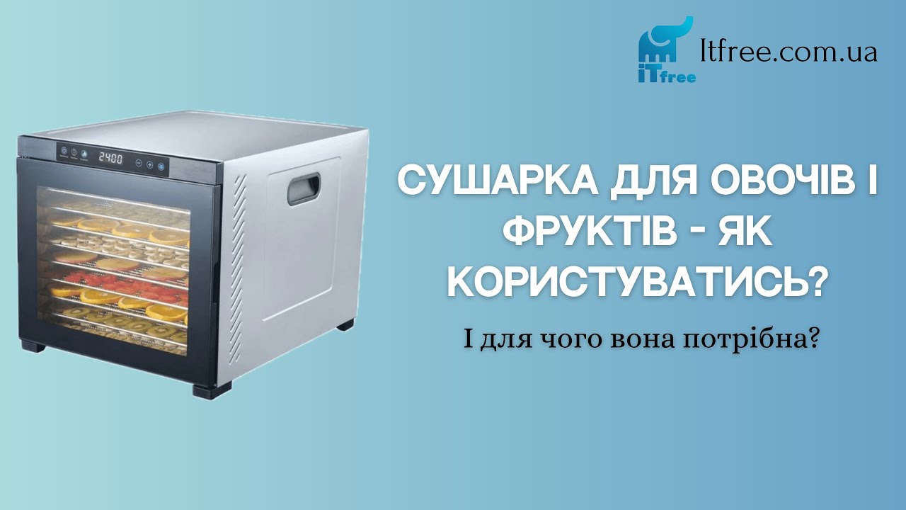 Навіщо потрібна сушарка для овочів і фруктів? Як правильно користуватись | Простими словами