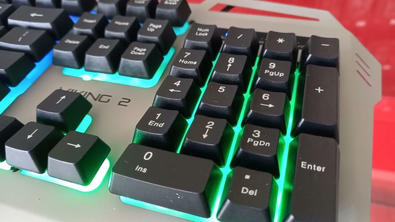 👉 Gaming Keyboard VIKING 2 Metal Plate 👈
