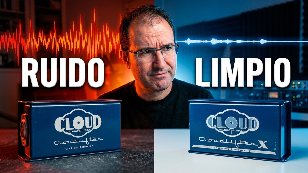 &iquest;Que Previo de Micr&oacute;fono tiene menos RUIDO al Grabar? Cloudlifter CL-1 vs CL-X